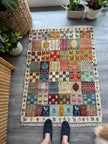 Persian Gabbeh Rug | 2' 10