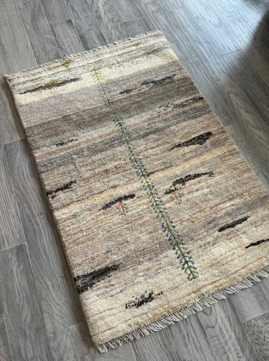 Persian Gabbeh Rug | 2' 9