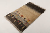 Persian Gabbeh Rug | 2' 9