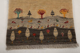 Persian Gabbeh Rug | 2' 9
