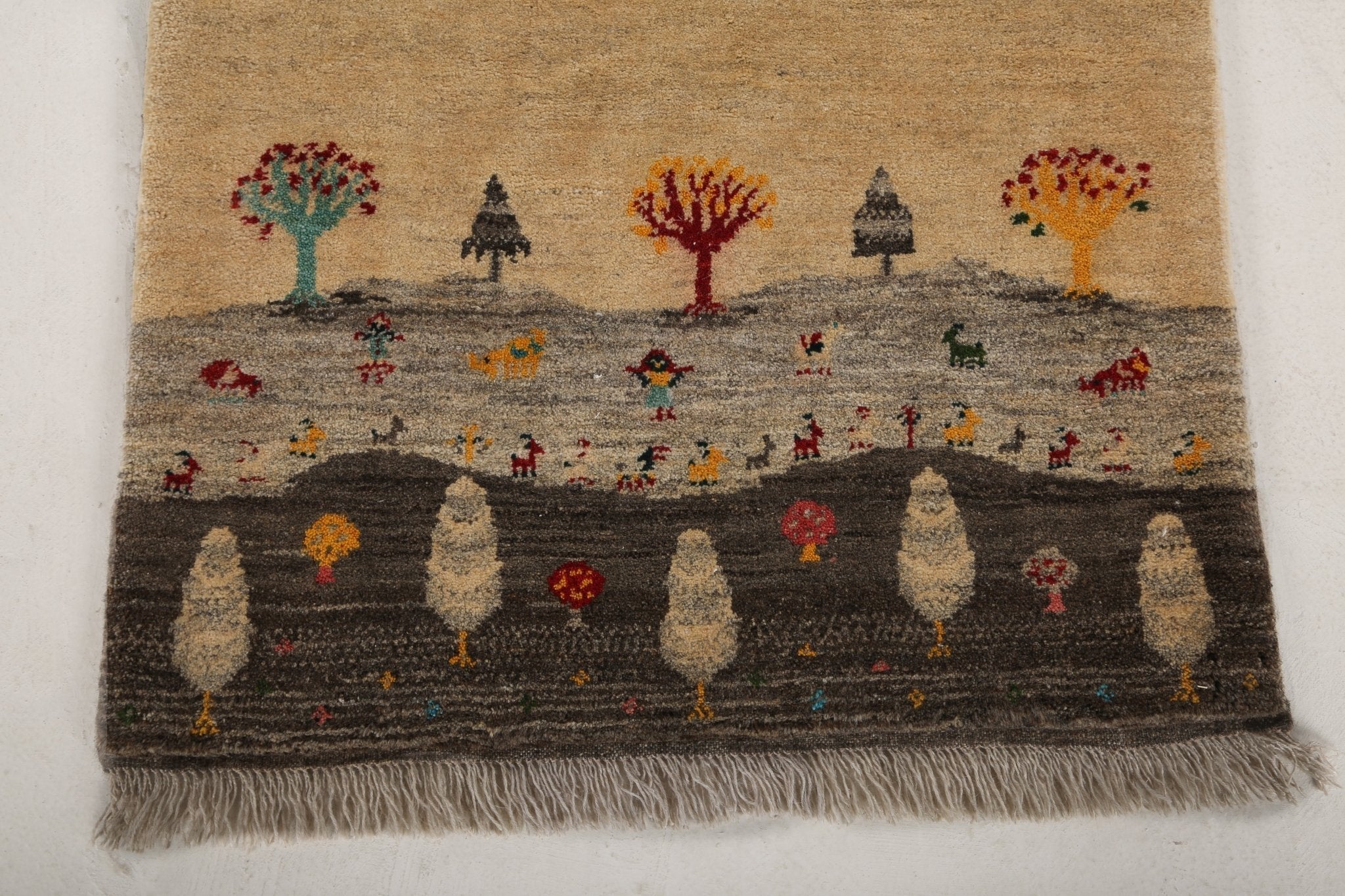 Persian Gabbeh Rug | 2' 9
