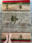 Persian Gabbeh Rug | 2' 9