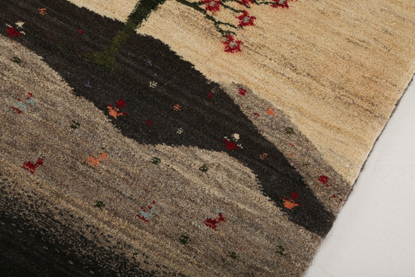 Persian Gabbeh Rug | 2' 9