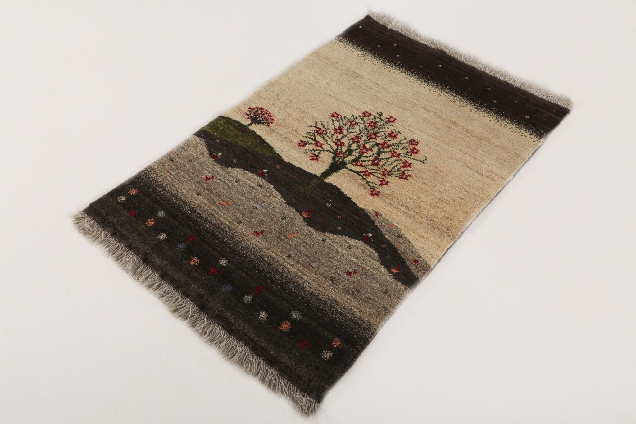Persian Gabbeh Rug | 2' 9