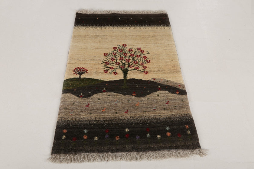Persian Gabbeh Rug | 2' 9