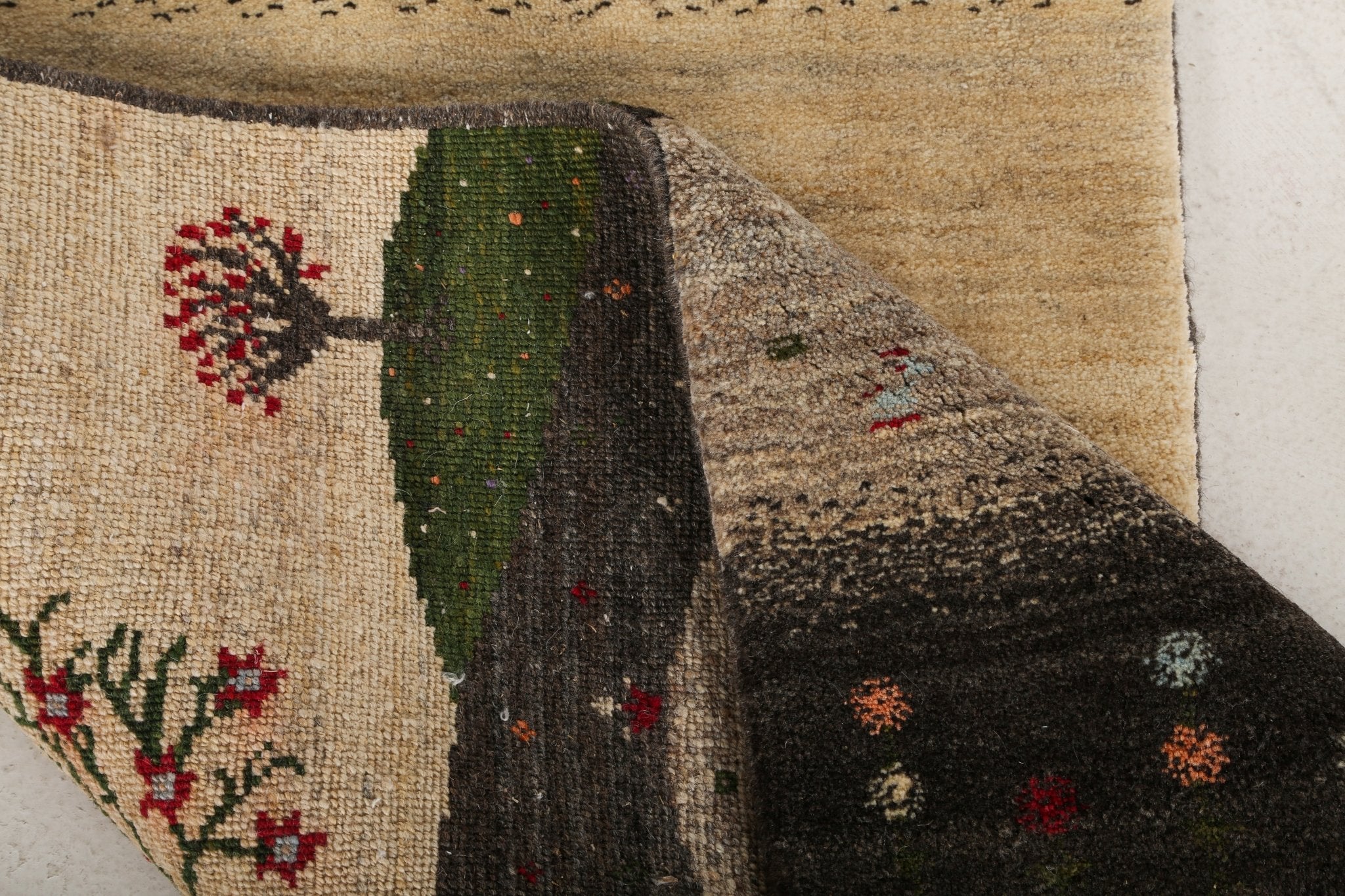 Persian Gabbeh Rug | 2' 9