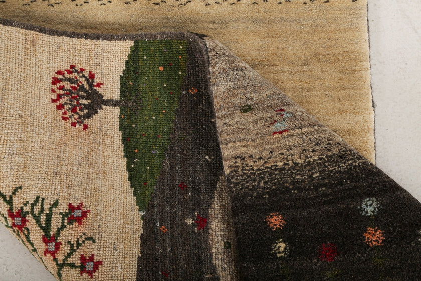 Persian Gabbeh Rug | 2' 9