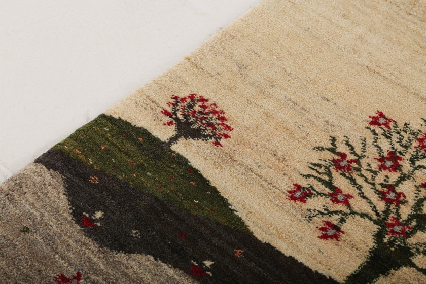 Persian Gabbeh Rug | 2' 9