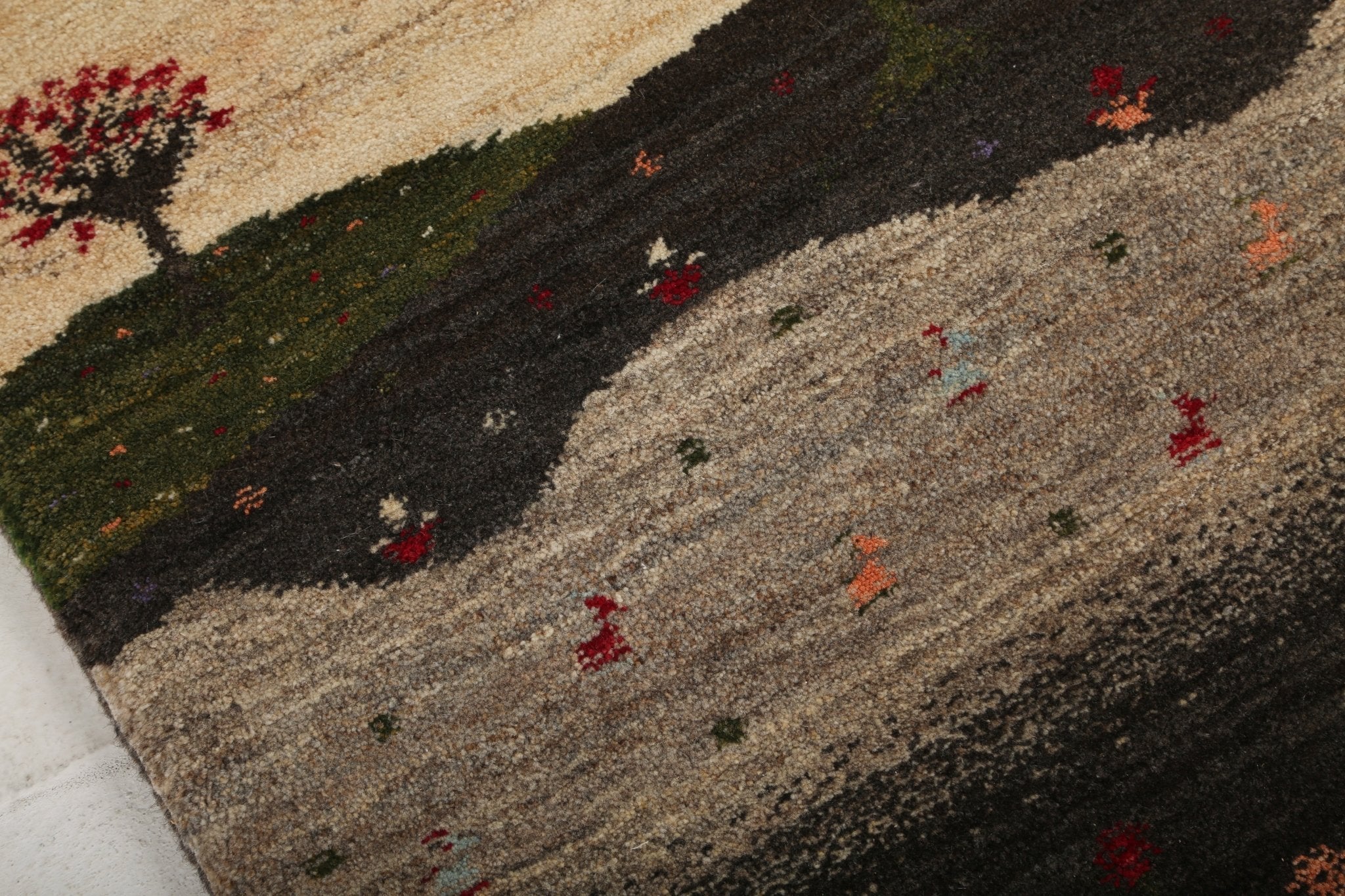 Persian Gabbeh Rug | 2' 9