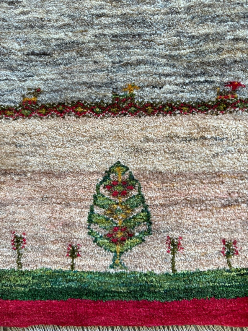 Persian Gabbeh Rug | 2' 9