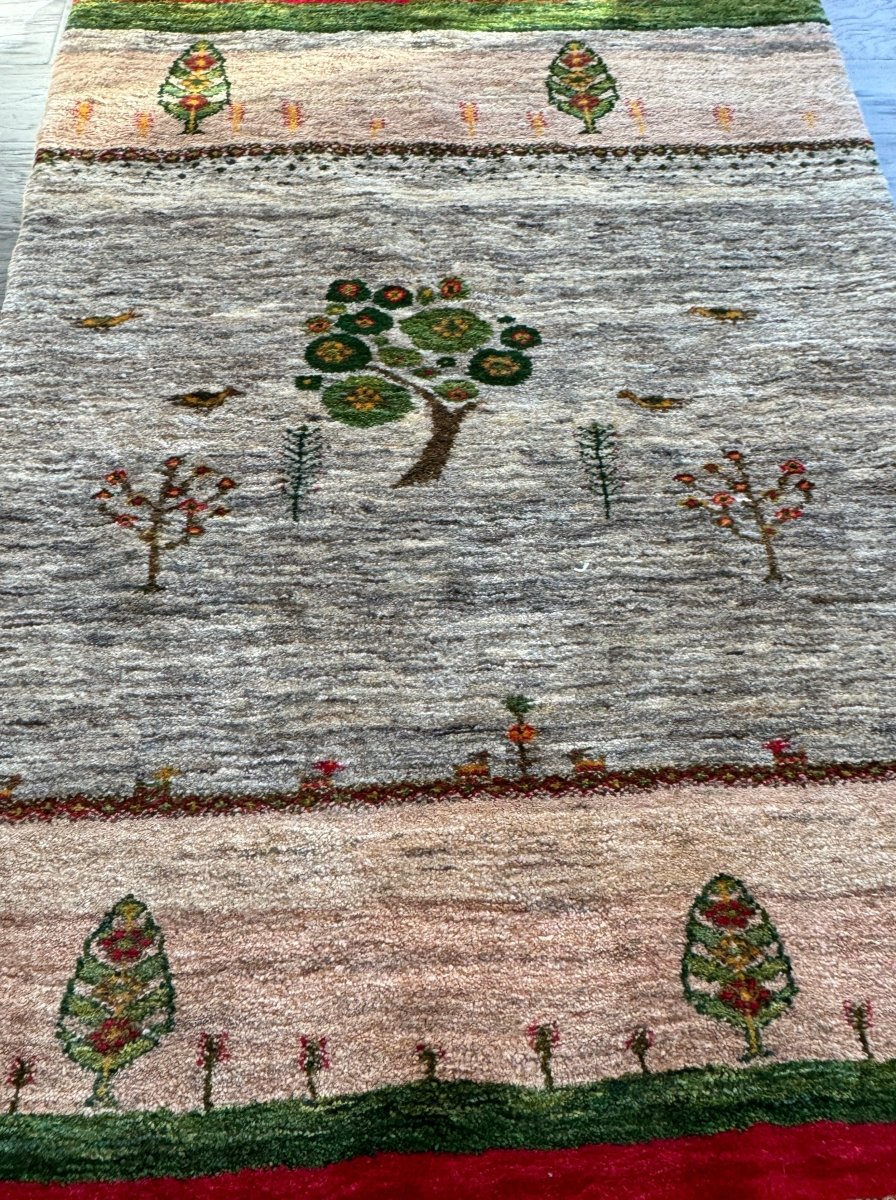 Persian Gabbeh Rug | 2' 9