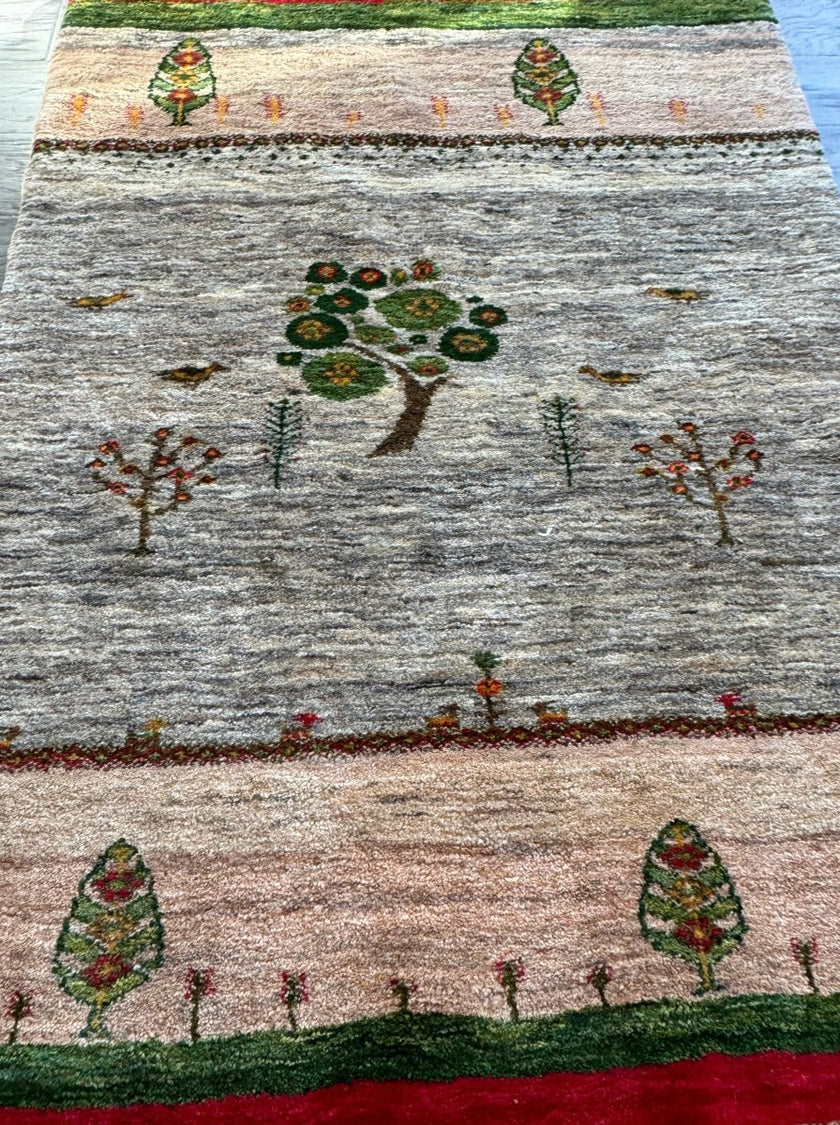 Persian Gabbeh Rug | 2' 9