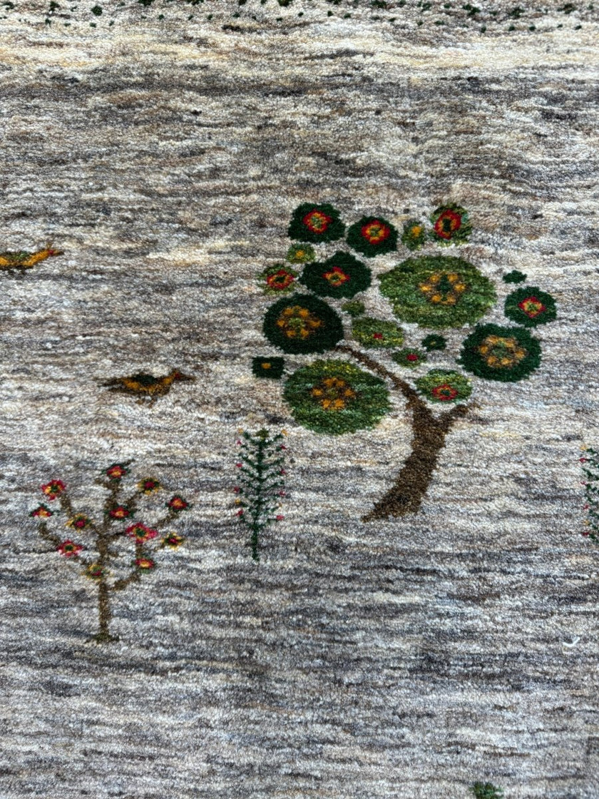 Persian Gabbeh Rug | 2' 9