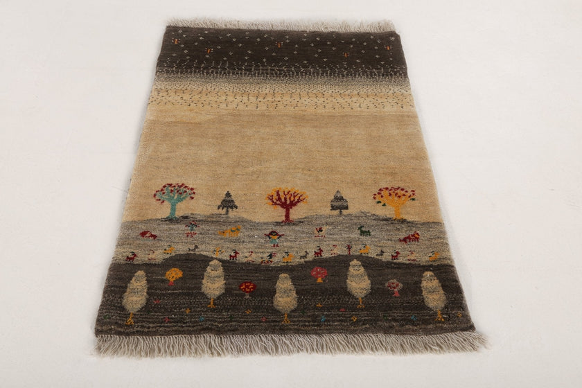 Persian Gabbeh Rug | 2' 9