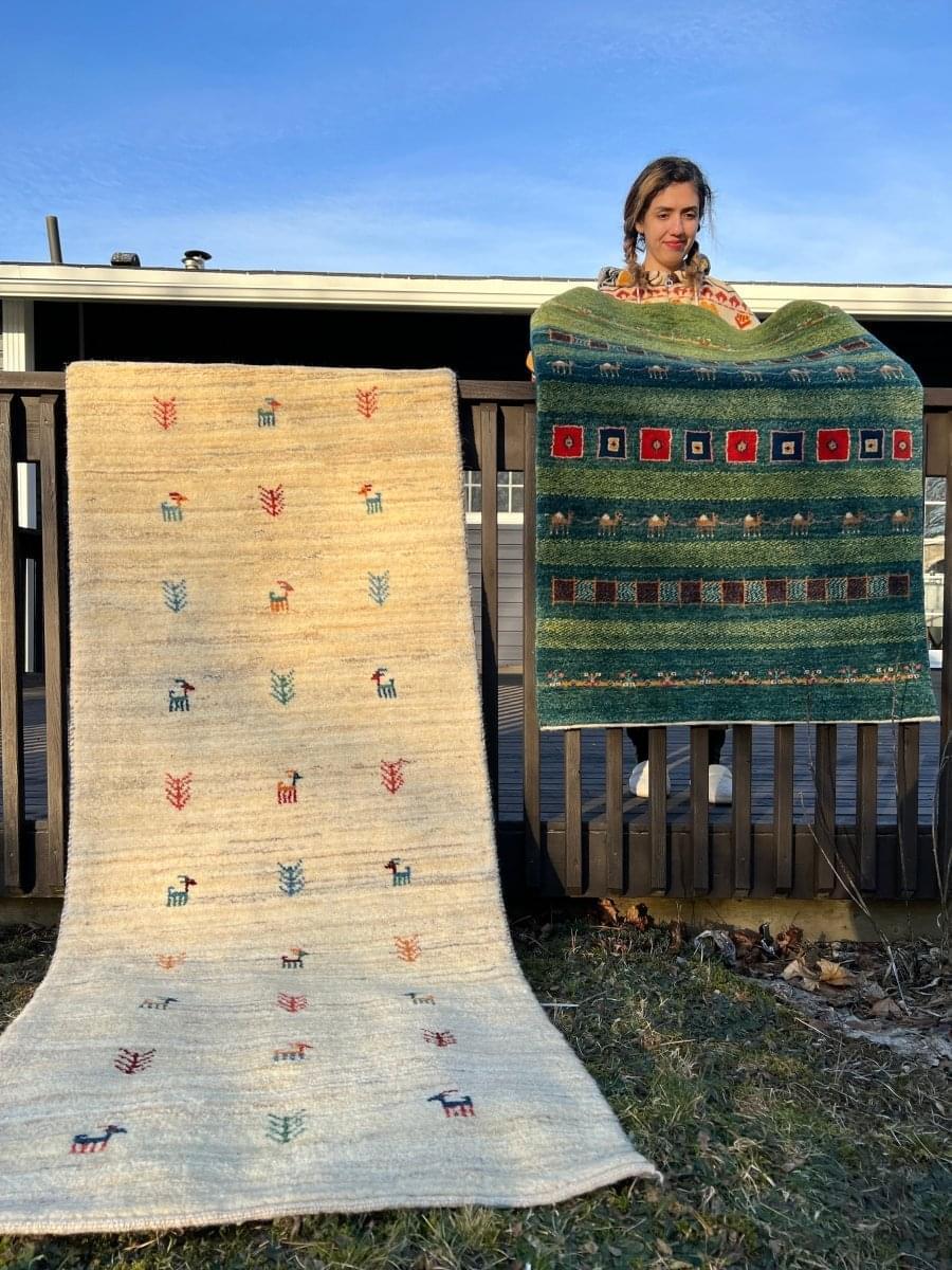 Persian Gabbeh Rug | 4' 1