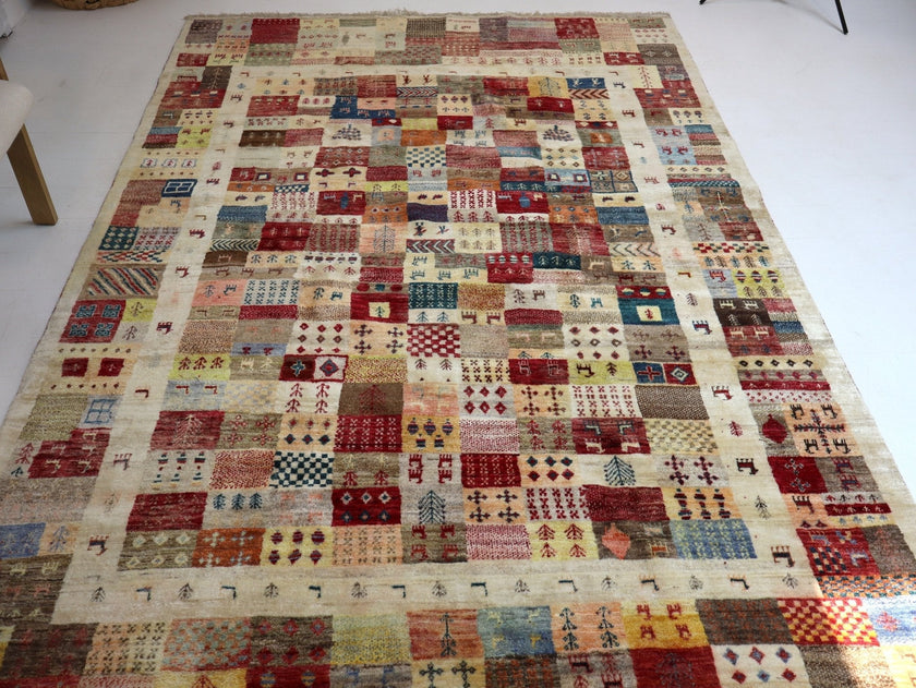 Persian Gabbeh Rug | 6' 3