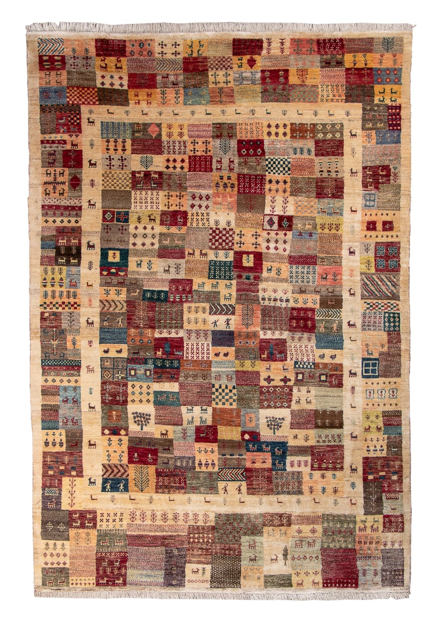 Persian Gabbeh Rug | 6' 3