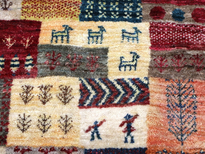 Persian Gabbeh Rug | 6' 3