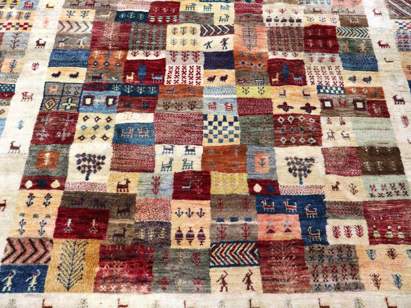 Persian Gabbeh Rug | 6' 3