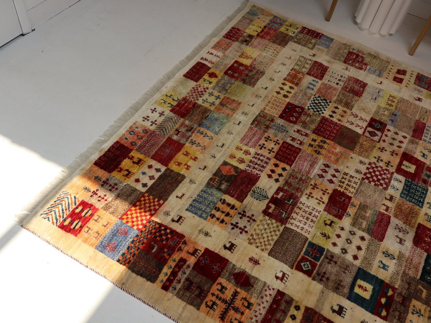 Persian Gabbeh Rug | 6' 3