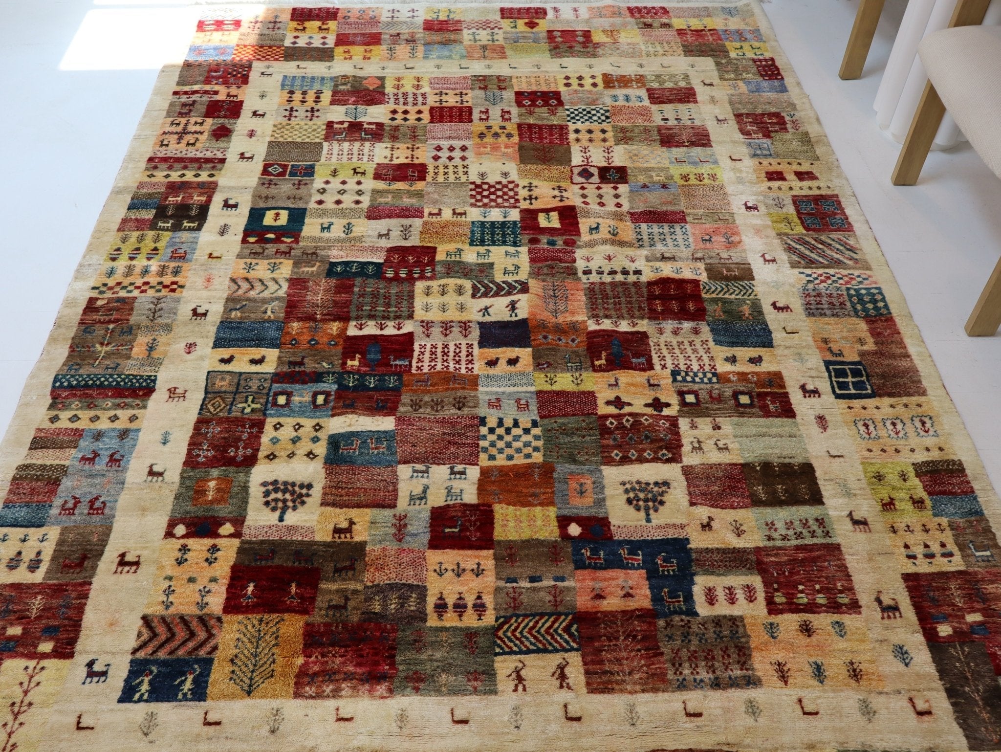 Persian Gabbeh Rug | 6' 3