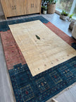 Persian Gabbeh Rug | 6' 7