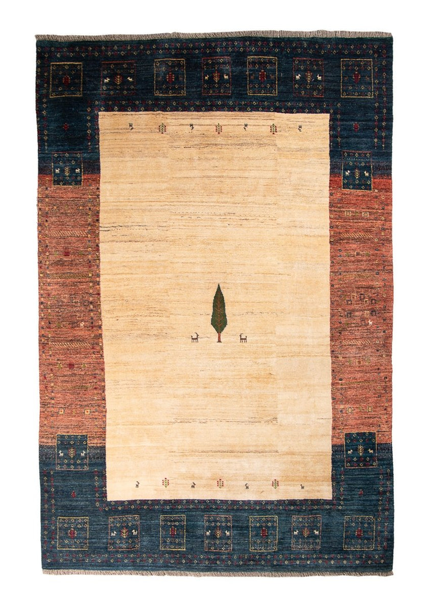 Persian Gabbeh Rug | 6' 7