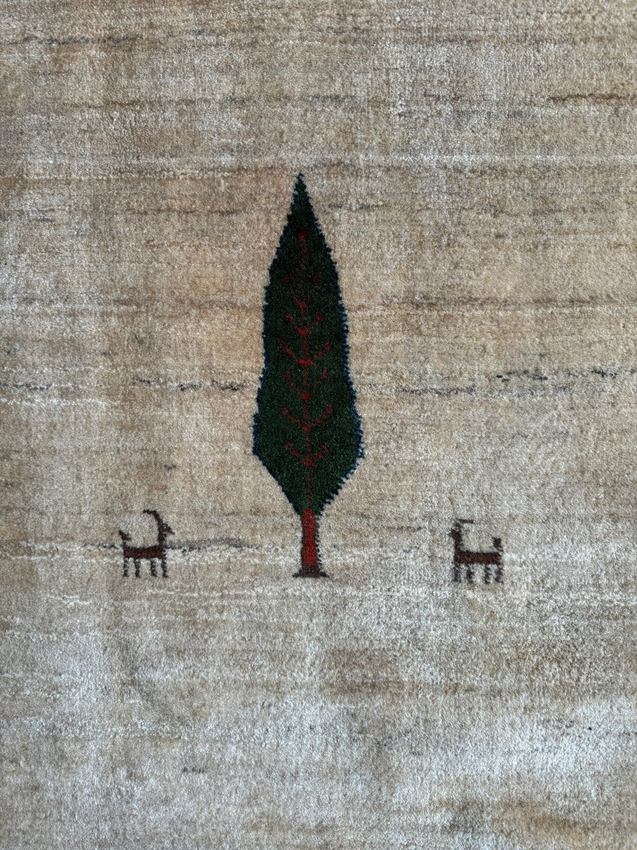 Persian Gabbeh Rug | 6' 7