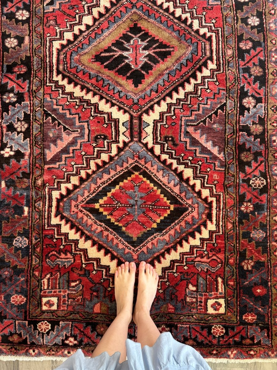 Persian Gorevan Rug | 3' 11