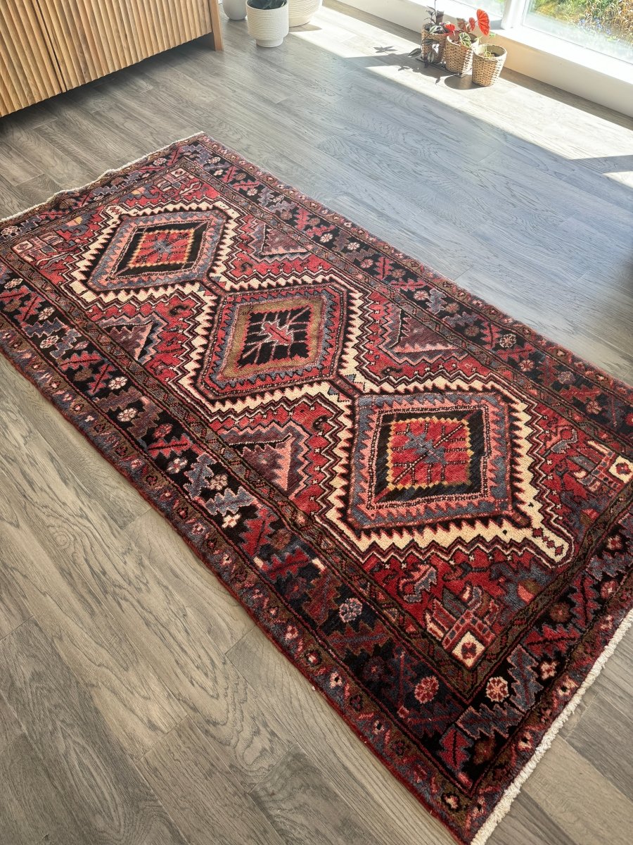 Persian Gorevan Rug | 3' 11