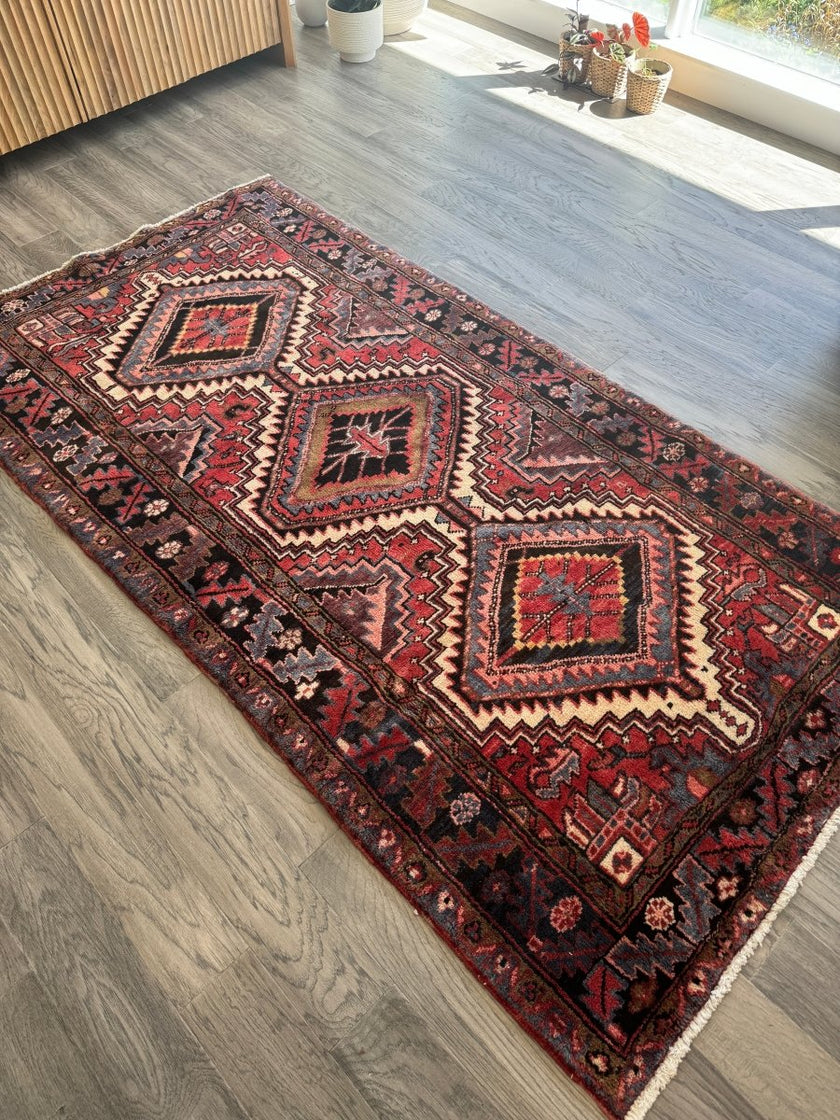 Persian Gorevan Rug | 3' 11