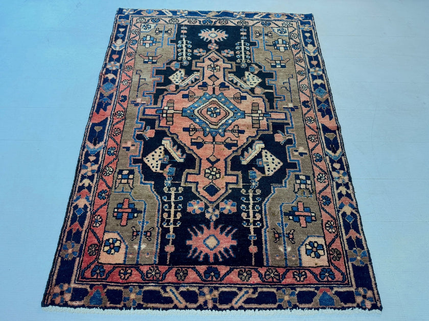 Persian Hamadan Rug | 3' 1” x 4' 5