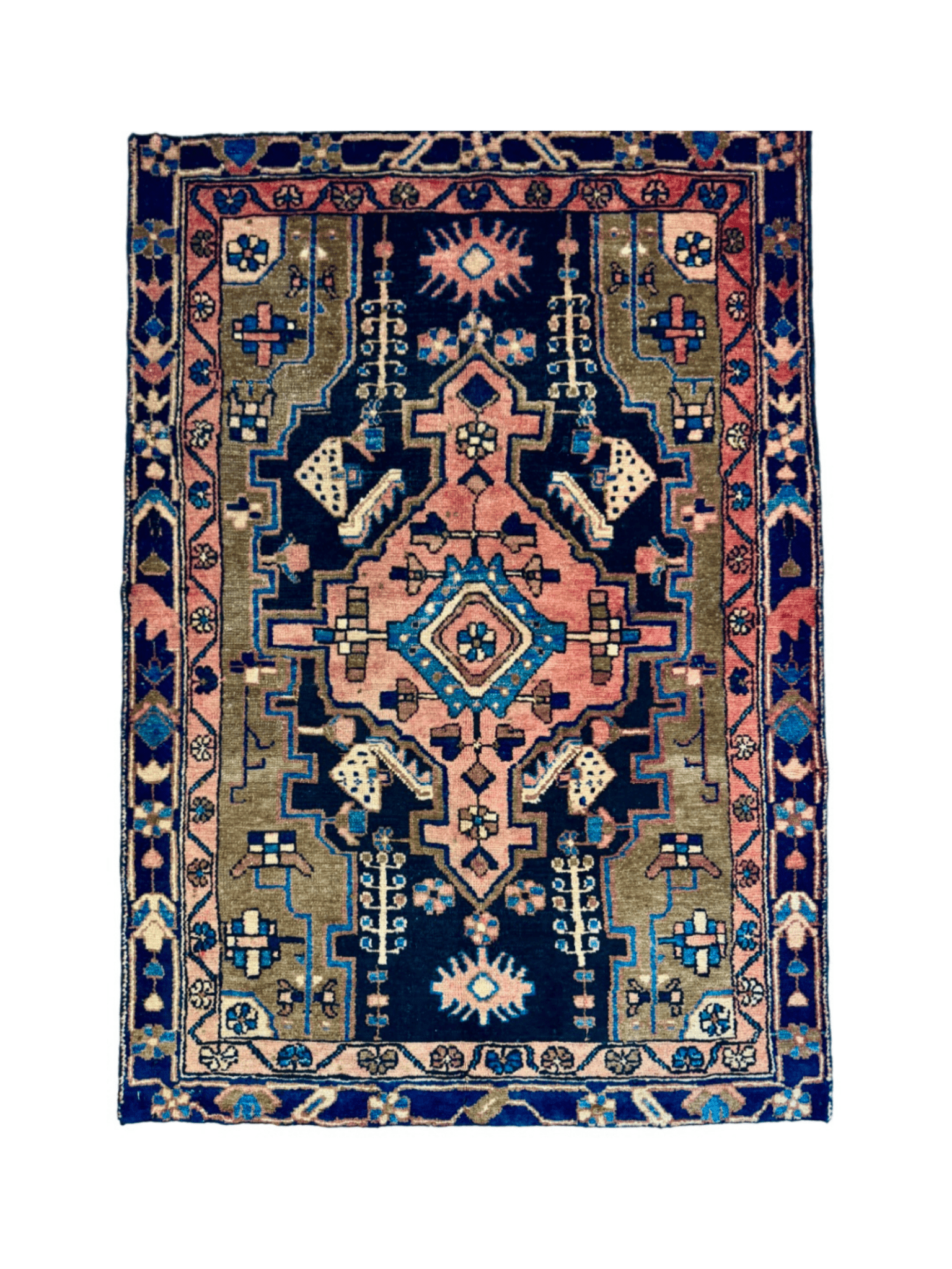 Persian Hamadan Rug | 3' 1” x 4' 5