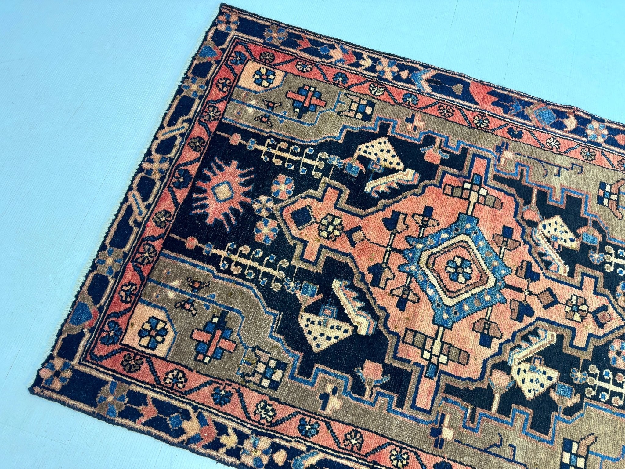 Persian Hamadan Rug | 3' 1” x 4' 5