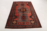 Persian Hamadan Rug | 4' 5