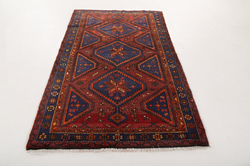 Persian Hamadan Rug | 4' 6