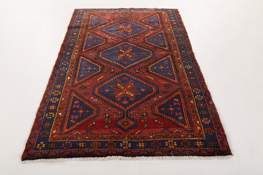 Persian Hamadan Rug | 4' 6