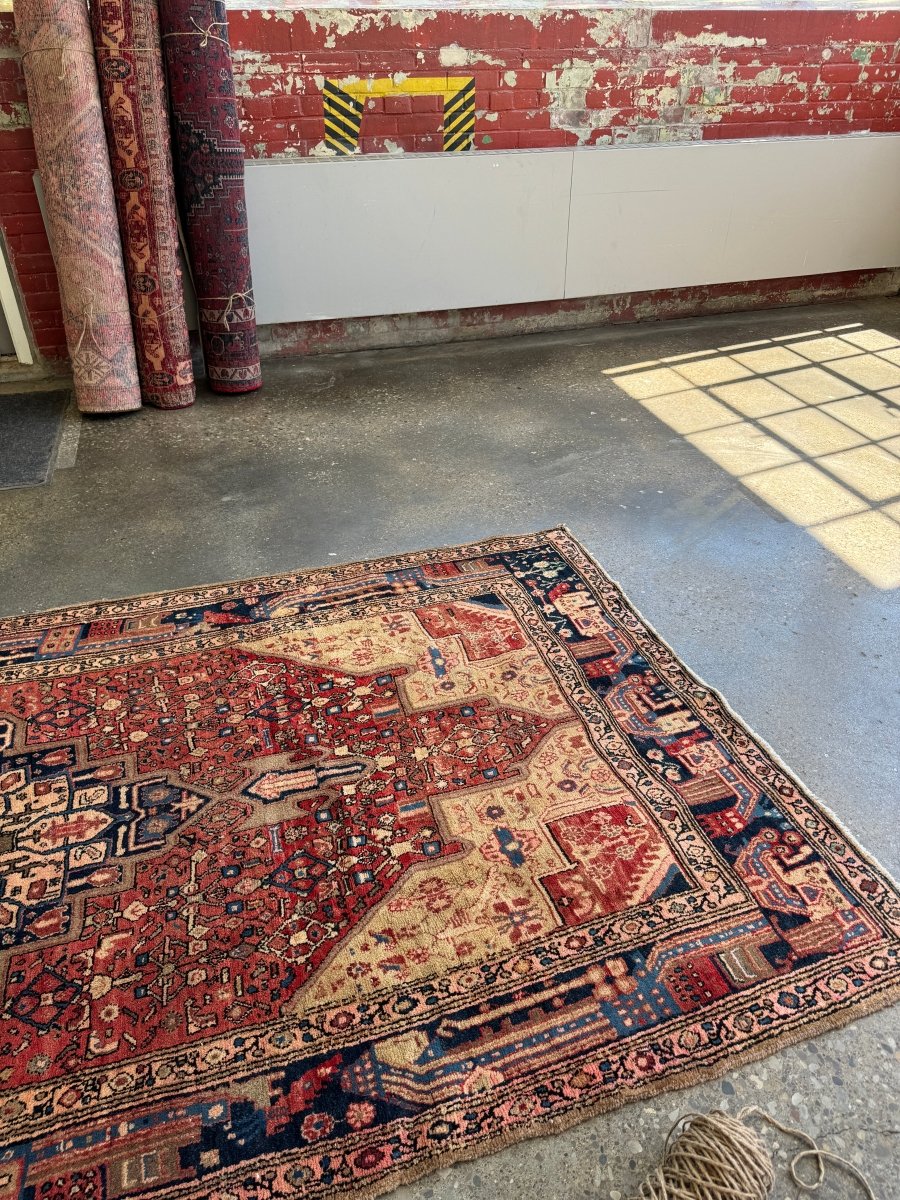Persian Hamadan Rug | 5' 3