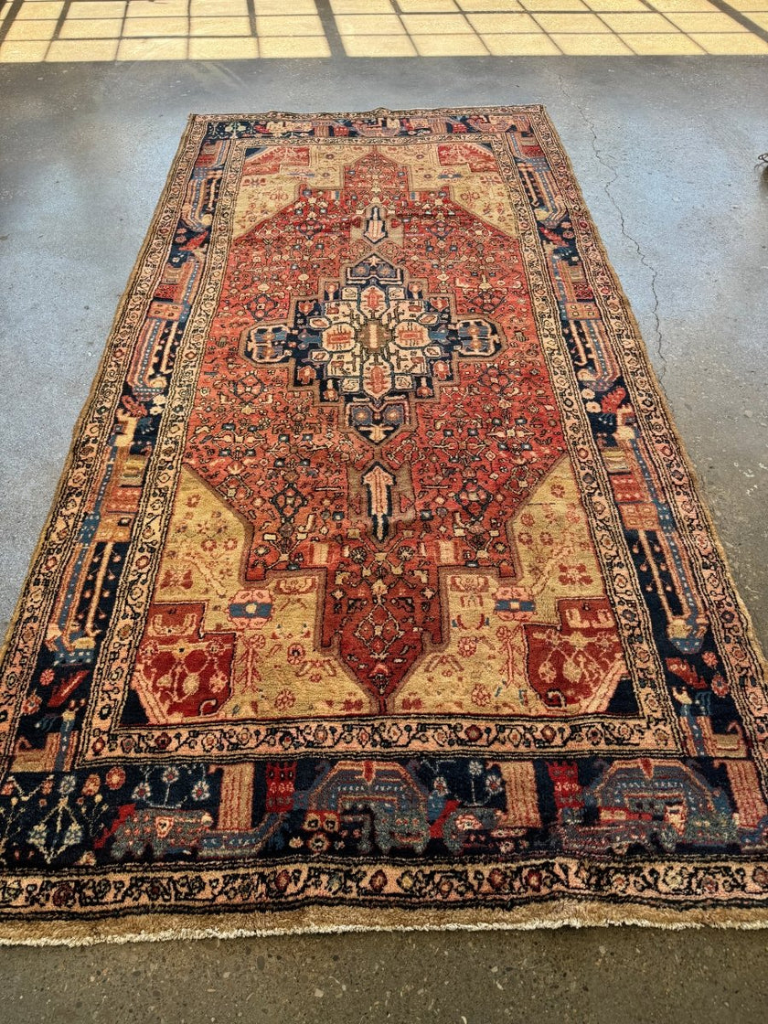 Persian Hamadan Rug | 5' 3
