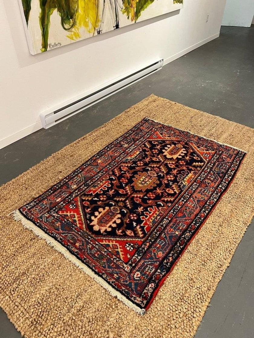 Persian Hamadan Rug | 5' 3