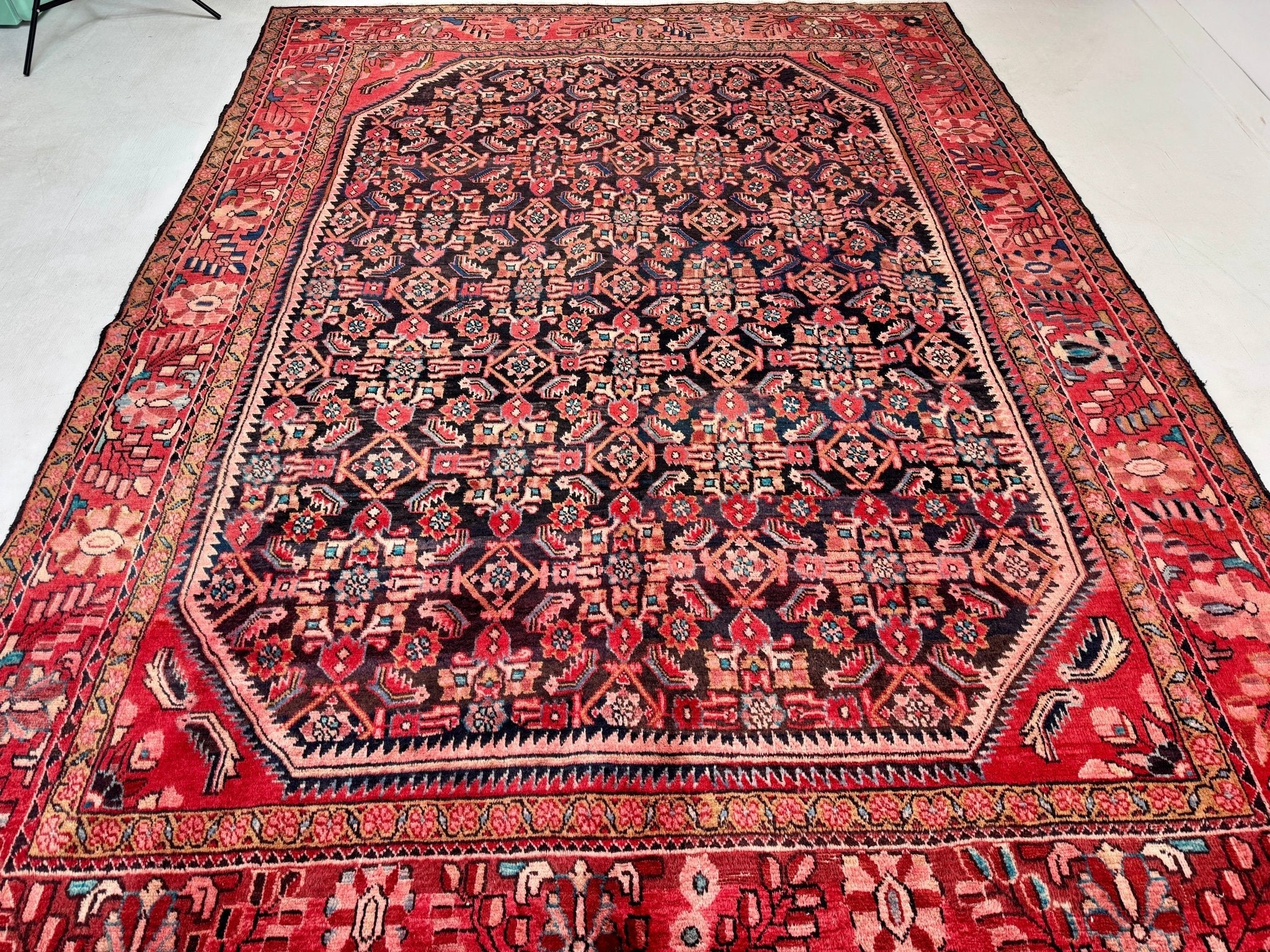 Persian Hamadan Rug | 7' 9” x 10'
