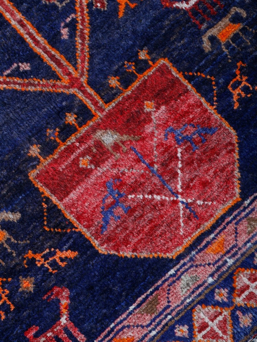 Persian Hamadan Runner Rug | 3' 1” x 8' 9