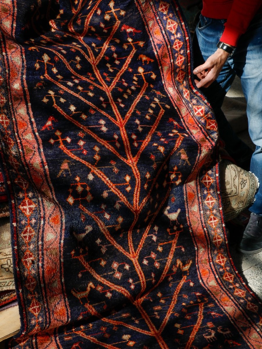 Persian Hamadan Runner Rug | 3' 1” x 8' 9