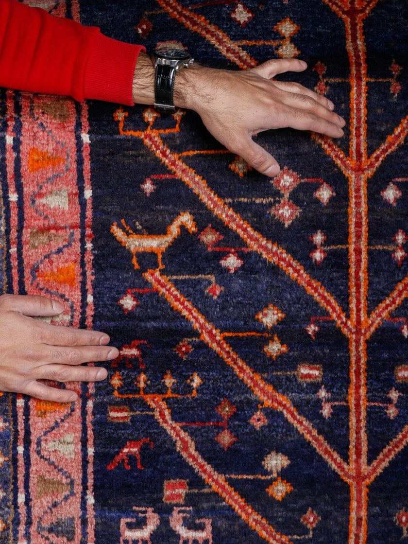 Persian Hamadan Runner Rug | 3' 1” x 8' 9