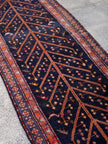 Persian Hamadan Runner Rug | 3' 1” x 8' 9