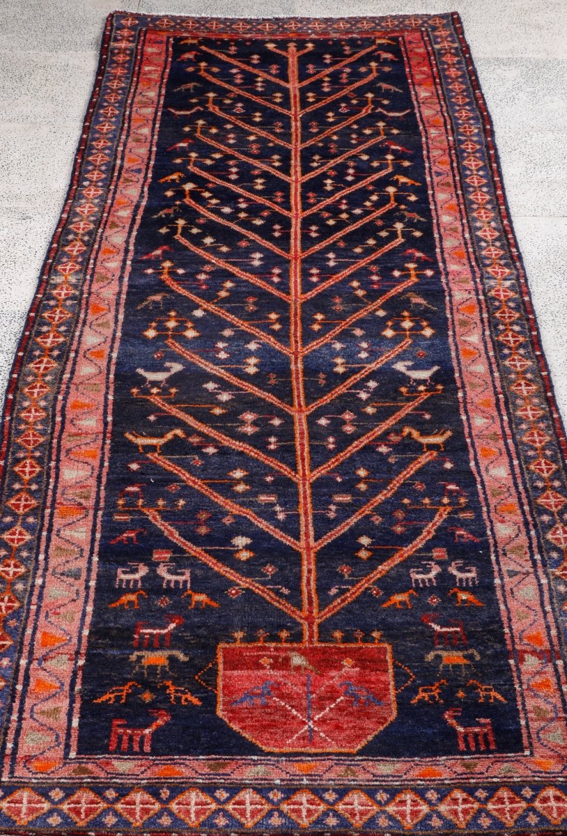 Persian Hamadan Runner Rug | 3' 1” x 8' 9