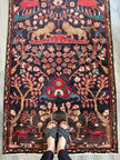Persian Hamadan Runner Rug | 3' 1
