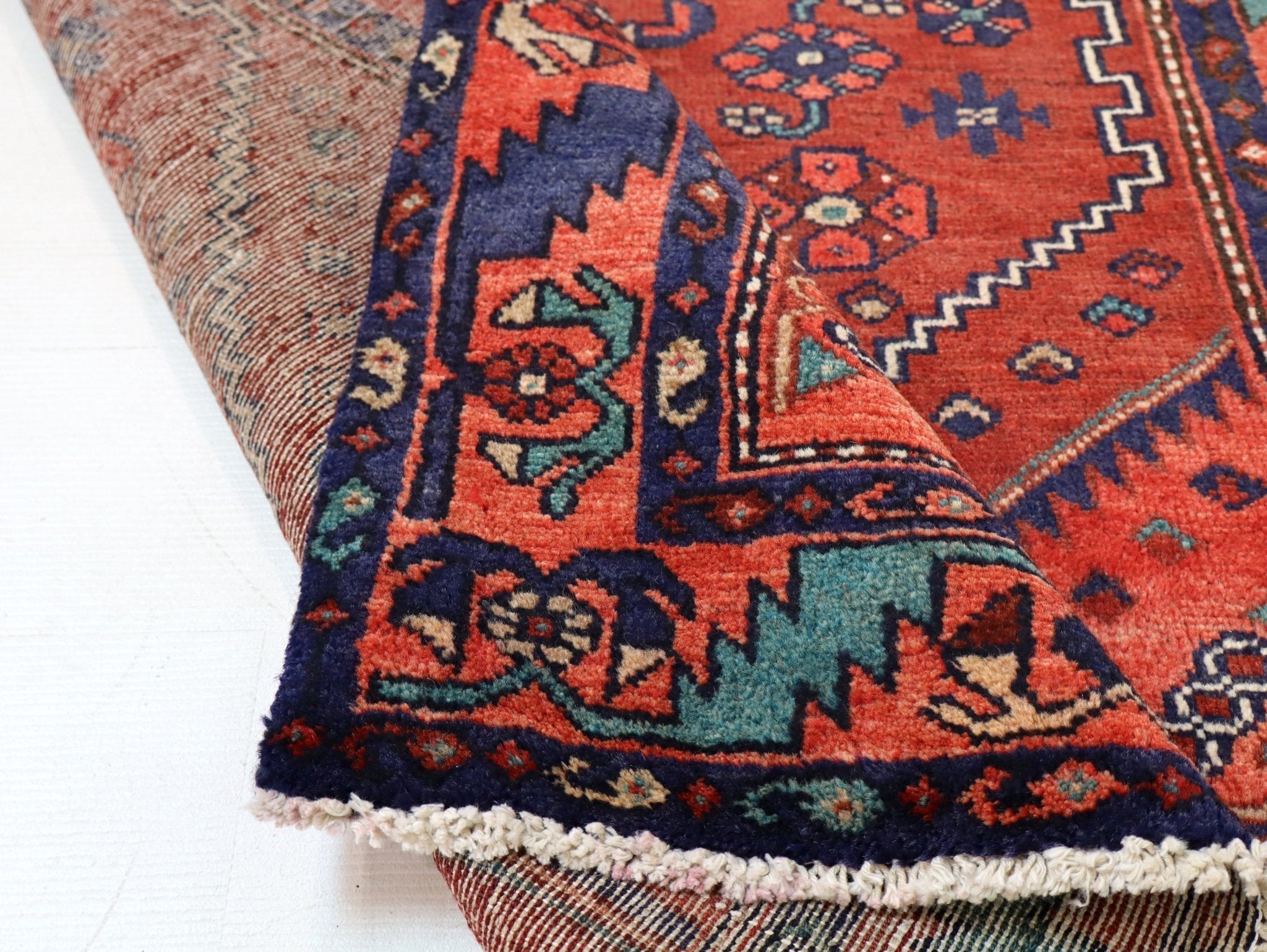 Persian Hamadan Runner Rug | 3' 3” x 6' 9