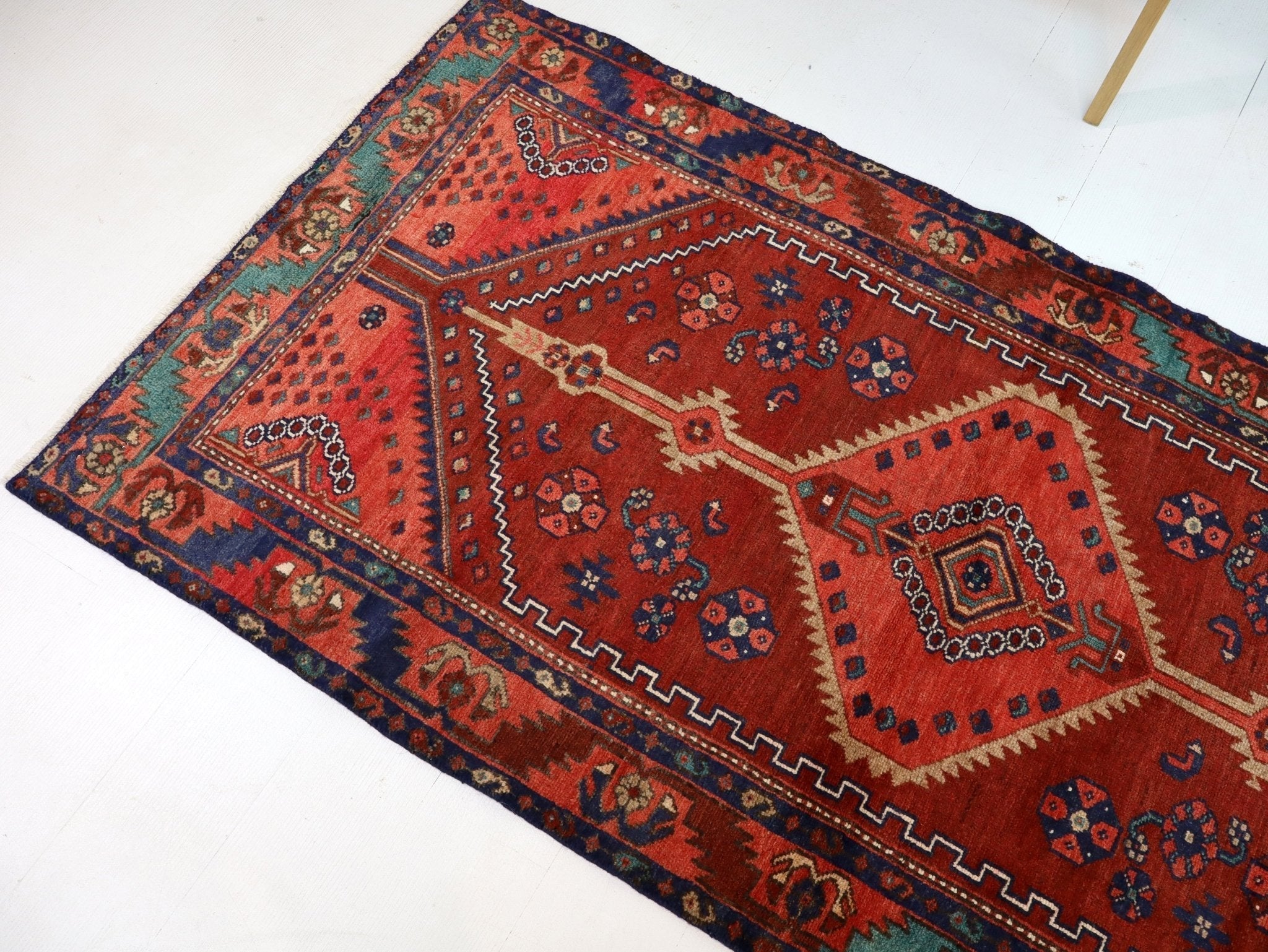 Persian Hamadan Runner Rug | 3' 3” x 6' 9
