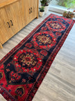Persian Hamadan Runner Rug | 3' 3